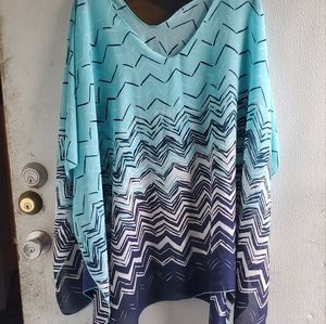 Plus size poncho